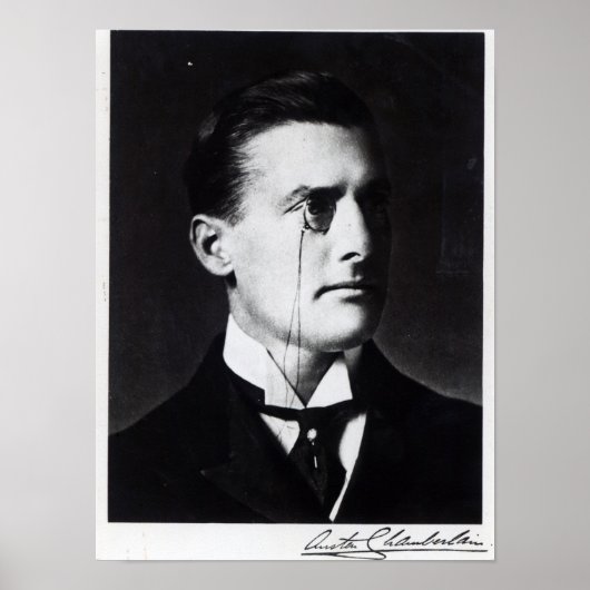 Austen Chamberlain Poster (Voorkant)