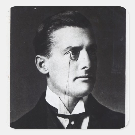 Austen Chamberlain Vierkante Sticker (Voorkant)