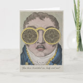 Austen Pride & Prejudice Grappige Betoverde Darcy Kaart (Voorkant)
