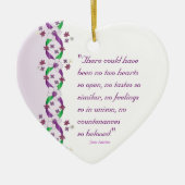 Austen Quote Ornament (Voorkant)