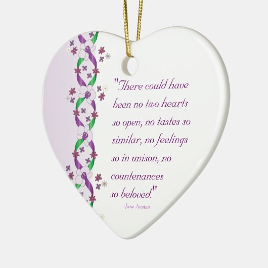 Austen Quote Ornament (Links)