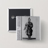 Austenaco, Great Warrior Vierkante Button 5,1 Cm (Voorkant /achterkant)