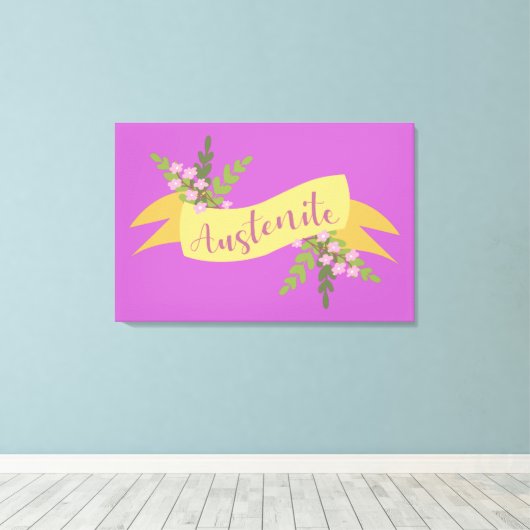 Austeniet I Canvas Afdruk (Insitu (Houten vloer))