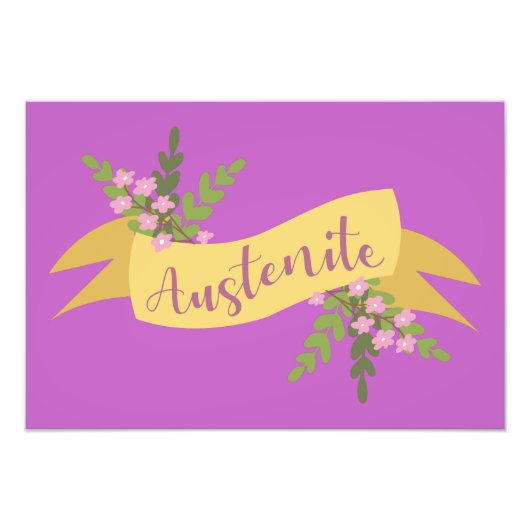 Austeniet I Foto Afdruk (Voorkant)