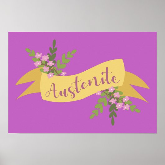 Austeniet I Poster (Voorkant)