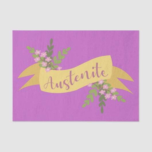 Austeniet I Tissuepapier (Voorkant)