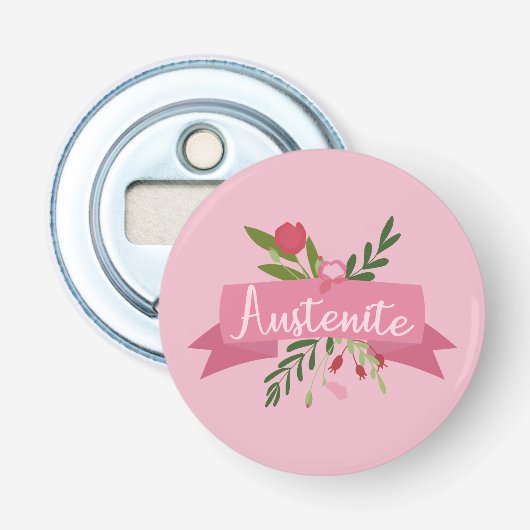 Austeniet II Button Flesopener (Voorkant)