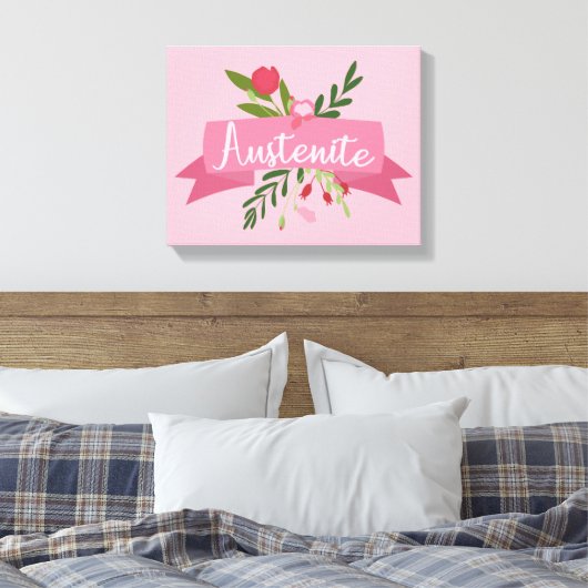 Austeniet II Canvas Afdruk (Insitu (Slaapkamer))