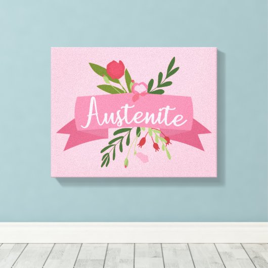 Austeniet II Canvas Afdruk (Insitu (Houten vloer))