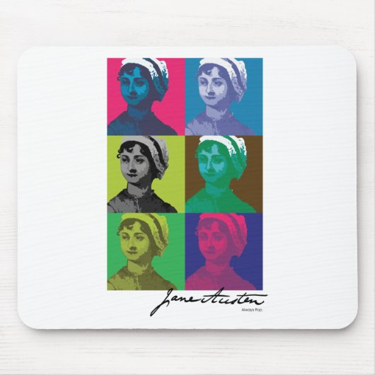 AustenPop — Jane Austen stijl Muismat (Voorkant)