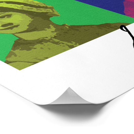 AustenPop — Jane Austen stijl Poster (Hoek)