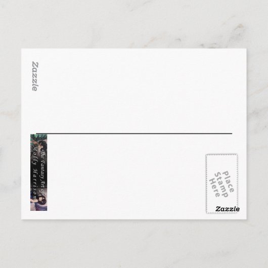 Austere Fairy Fantasy Briefkaart (Achterkant)