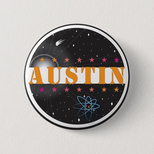 austin2 ronde button 5,7 cm (Voorkant)