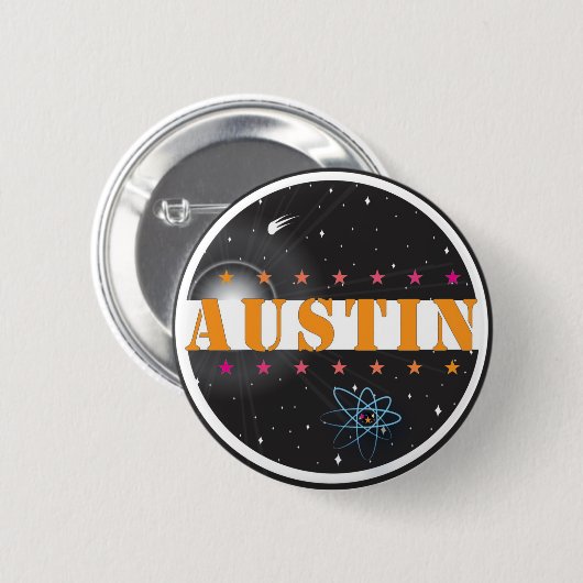 austin2 ronde button 5,7 cm (Voorkant /achterkant)