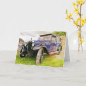 Austin 12/4 lege groetenkaart kaart (Gele Bloem)