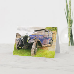 Austin 12/4 lege groetenkaart kaart