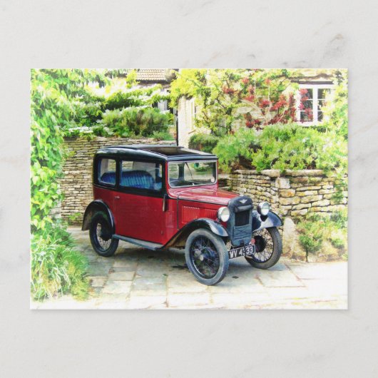 Austin 7 Briefkaart (Voorkant)