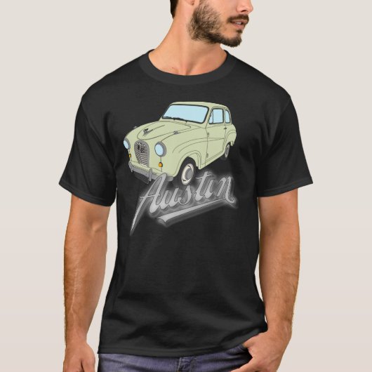 Austin A35 - Standard, Fiesta Green Classic T-Shir T-shirt (Voorkant)