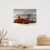 Austin A90  afdrukken Poster (Keuken)