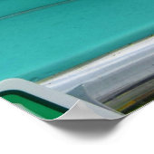 Austin A 35.  Britse auto Poster (Hoek)