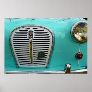 Austin A 35.  Britse auto Poster