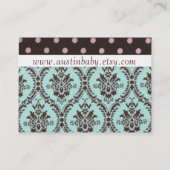 Austin Baby Card Visitekaartje (Achterkant)