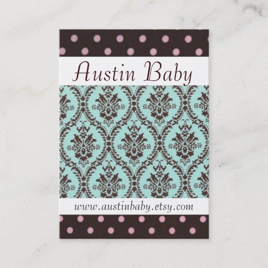 Austin Baby Card Visitekaartje (Voorkant)