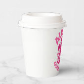 Austin Bachelorette Cowboy pet Roze Papieren Bekers (Rechts)