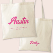 Austin Bachelorette Party Gepersonaliseerde Canvas Tote Bag
