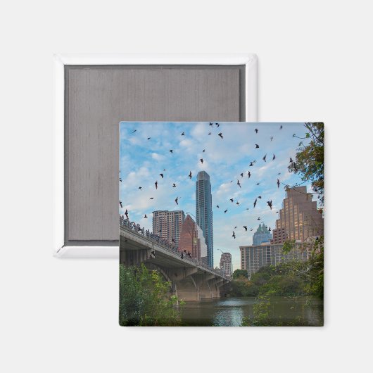 Austin BATS Downtown Magneet (Voorkant / Achterkant)