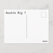 Austin Big 7 Briefkaart (Achterkant)