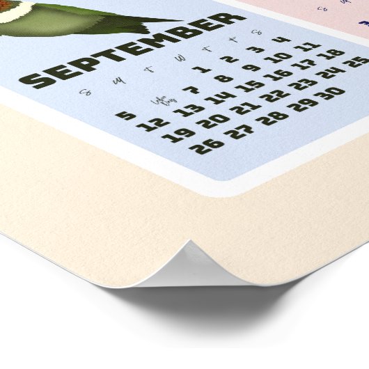 Austin Bird 2021 Kalender Poster (Hoek)