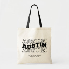 Austin bruiloft Texas Welkom Tote Bag
