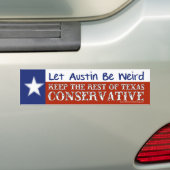 Austin Bumpersticker (Op auto)