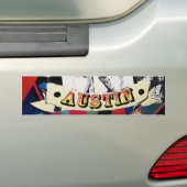 Austin Capital Capitol uit Texas Bumpersticker (Op auto)