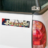 Austin Capital Capitol uit Texas Bumpersticker (Op Truck)