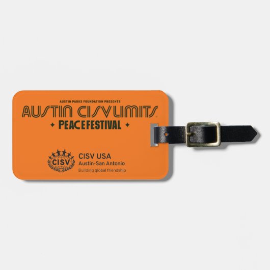 Austin CISV Limits Bagagelabel (Voorkant horizontaal)