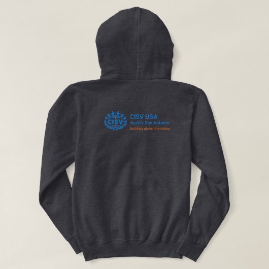 Austin CISV Limits Hoodie (Design achterkant)