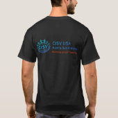 Austin CISV Limits Mannen T-shirt (Achterkant)