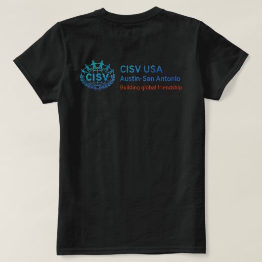 Austin CISV Limits T-shirt voor dames (Design achterkant)