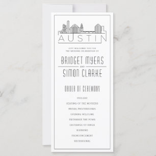 Austin City Stylized Skyline   Weddenschap