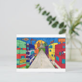 Austin cityscape briefkaart (Staand voorkant)