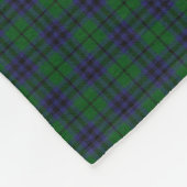 Austin Clan Tartan Pset Fleece Blanket (Hoek)