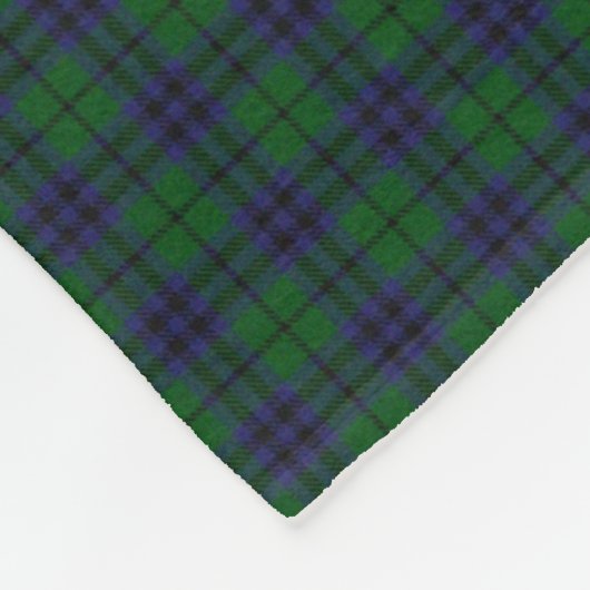 Austin Clan Tartan Pset Fleece Blanket (Hoek)