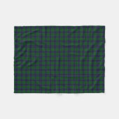 Austin Clan Tartan Pset Fleece Blanket Deken (Voorkant (Horizontaal))