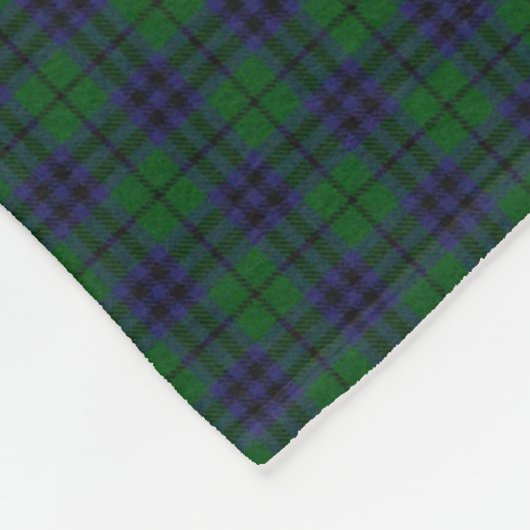Austin Clan Tartan Pset Fleece Blanket Deken (Hoek)