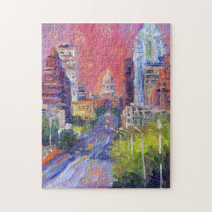 Austin Congress Avenue Texas Puzzle Legpuzzel