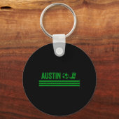 Austin Cowboy Boot Voetbal Club  Sleutelhanger (Voorkant)
