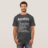 AUSTIN Definition Persoonlijke naam Funny Gift T-shirt (Voorkant volledig)