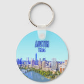 Austin Downtown Texas Sleutelhanger (Voorkant)